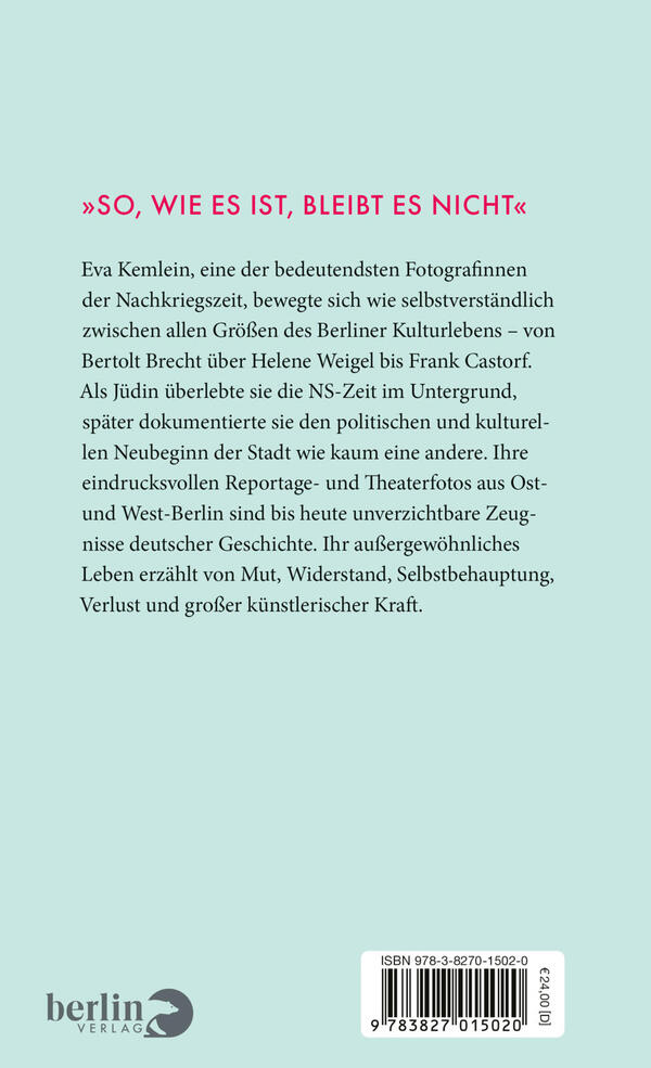Rückansicht des Buches „Sie verlieh dem Augenblick Dauer“