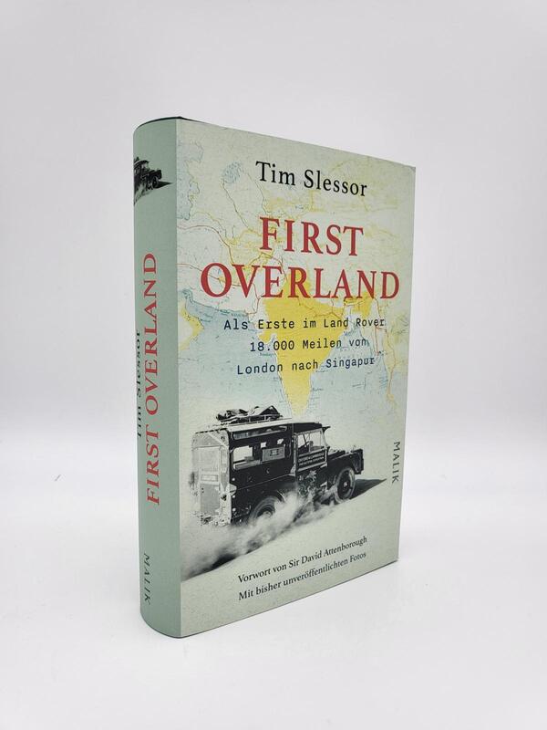 Innenansicht des Buches „First Overland. Als Erste im Land Rover 18.000 Meilen von London nach Singapur“