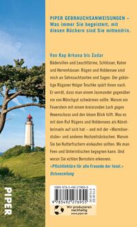 Rückansicht des Buches „Gebrauchsanweisung für Rügen und Hiddensee“