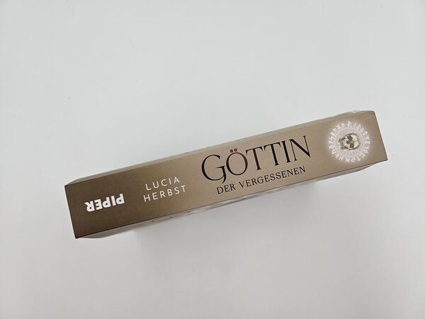 Außenansicht des Buches „Göttin der Vergessenen“