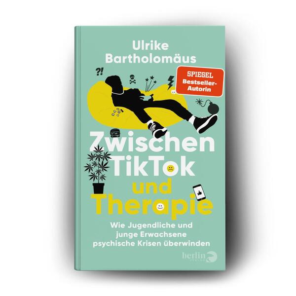 Außenansicht des Buches „Zwischen TikTok und Therapie“