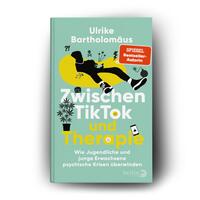 Außenansicht des Buches „Zwischen TikTok und Therapie“