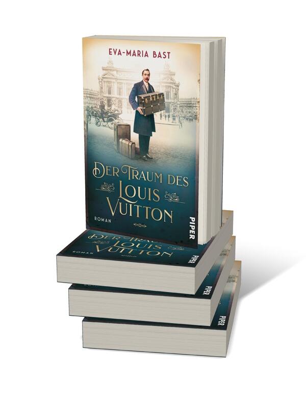 Bücherstapel des Buches „Der Traum des Louis Vuitton“