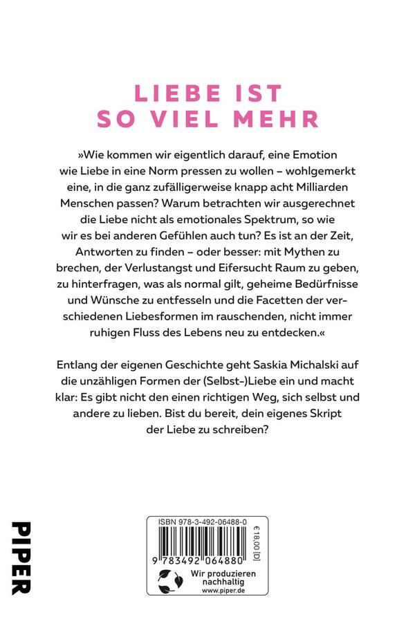 Rückansicht des Buches „Lieben und lieben lassen“ 