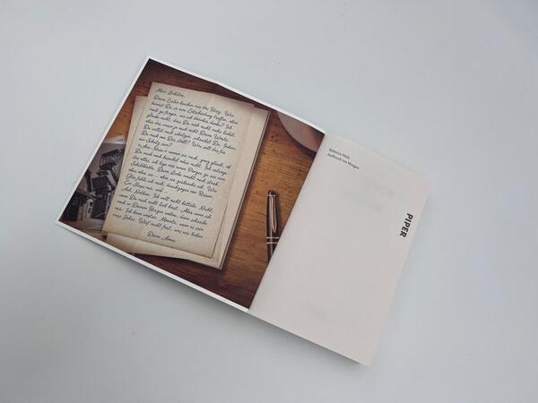 Innenansicht des Buches „Aufbruch ins Morgen“