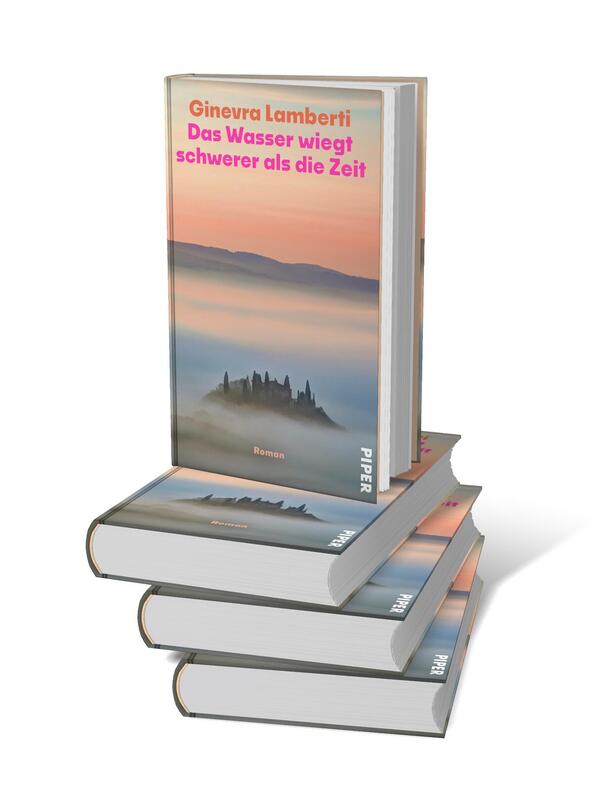 Bücherstapel des Buches „Das Wasser wiegt schwerer als die Zeit“