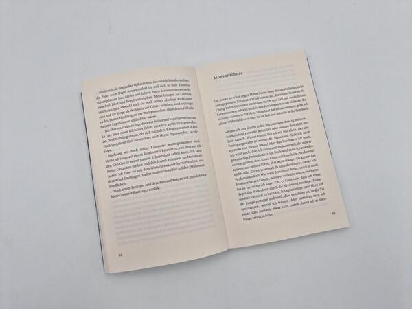 Außenansicht des Buches „Everest solo“