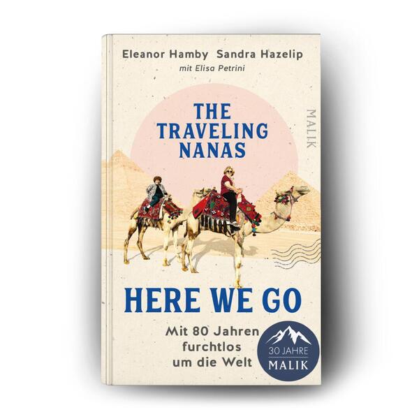 Außenansicht des Buches „The traveling Nanas – Here we go“