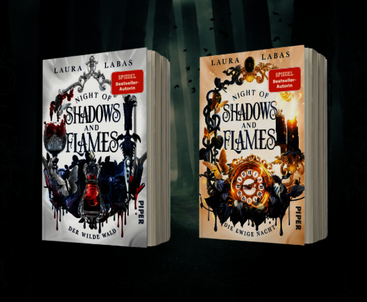 Band 1 und 2 der Dilogie „Night of Shadows and Flames“