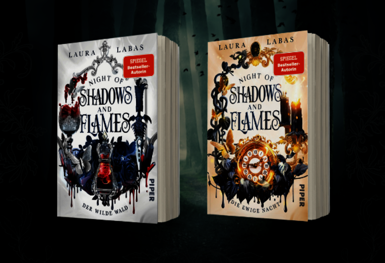 Band 1 und 2 der Dilogie „Night of Shadows and Flames“