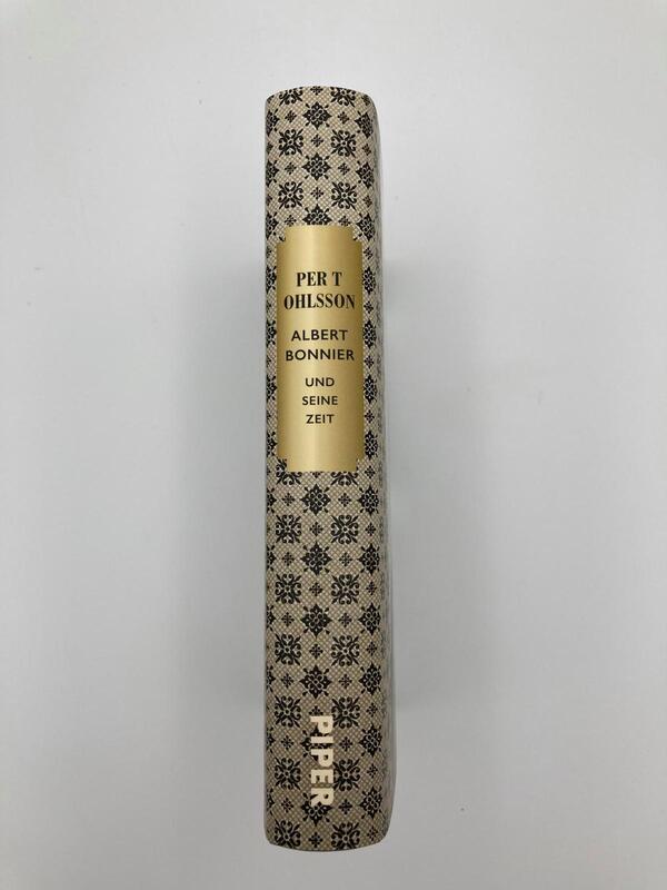 Innenansicht des Buches „Albert Bonnier und seine Zeit“