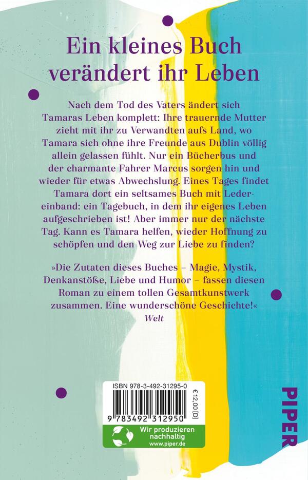 Rückansicht des Buches „Ich schreib dir morgen wieder“