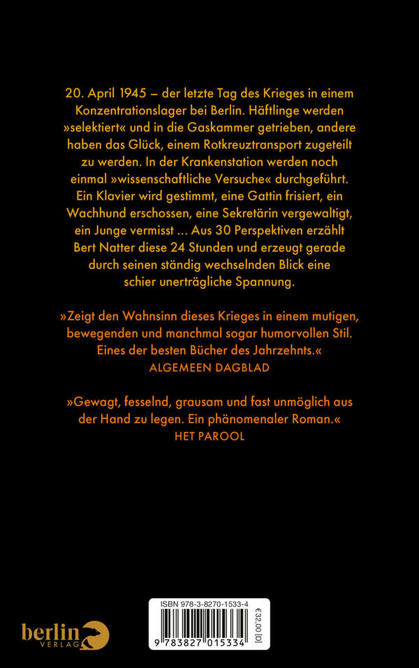 Rückansicht des Buches „Am Ende des Krieges“