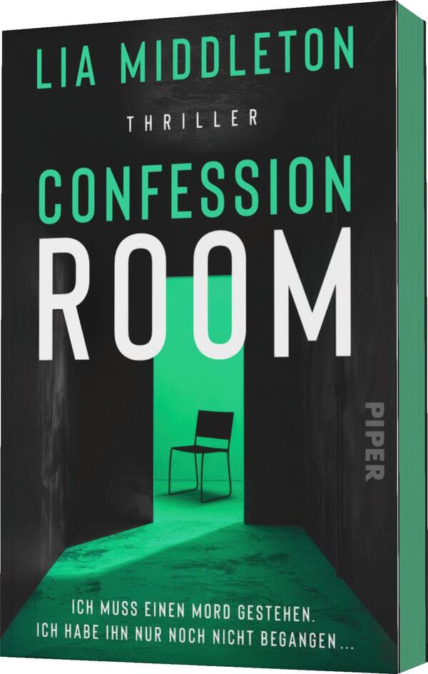 Außenansicht des Buches „Confession Room“