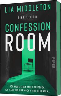 Außenansicht des Buches „Confession Room“