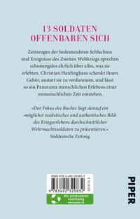 Rückansicht des Buches „Die verdammte Generation“ 