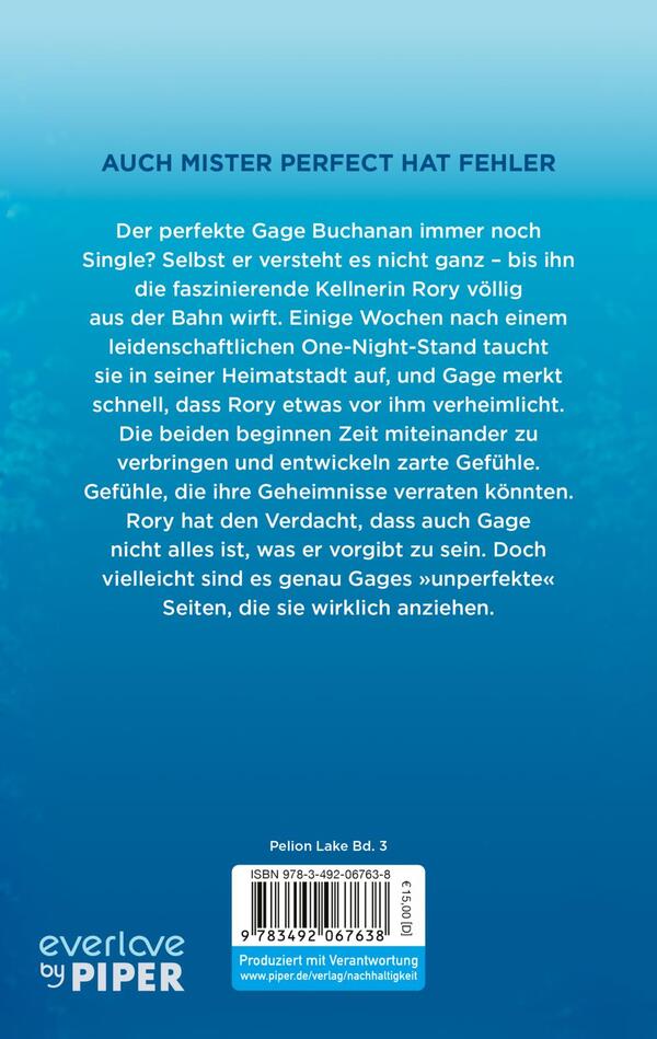 Rückansicht des Buches „Falling for Gage. Unerwartet nah“