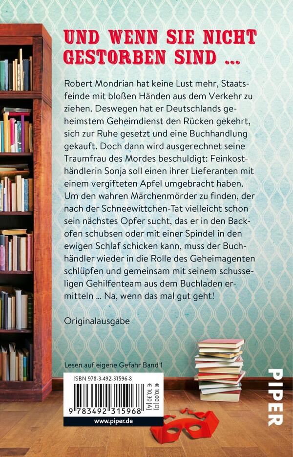 Rückansicht des Buches „Schneewittchen und die sieben Särge“