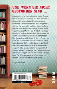 Rückansicht des Buches „Schneewittchen und die sieben Särge“