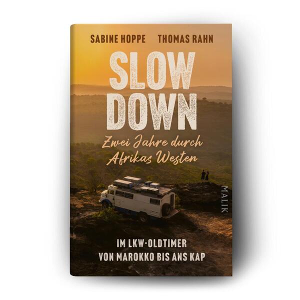 Außenansicht des Buches „Slow down – Zwei Jahre durch Afrikas Westen“