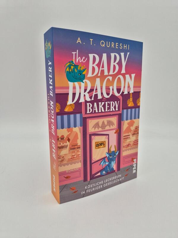 Außenansicht des Buches „The Baby Dragon Bakery“