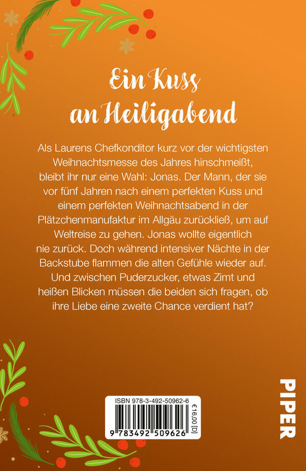 Rückansicht des Buches „The Taste of Christmas“