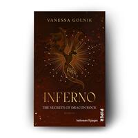 Außenansicht des Buches „Inferno – The Secrets of Dracon Rock“