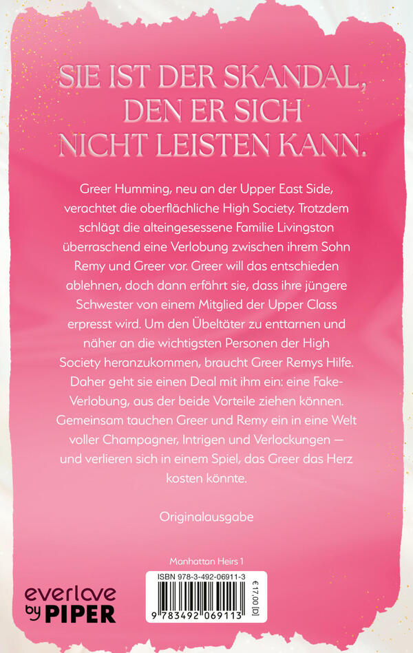 Rückansicht des Buches „Pearls & Secrets“