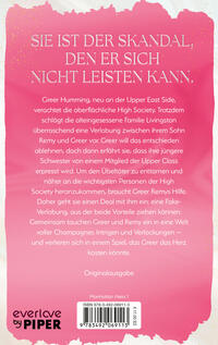 Rückansicht des Buches „Pearls & Secrets“
