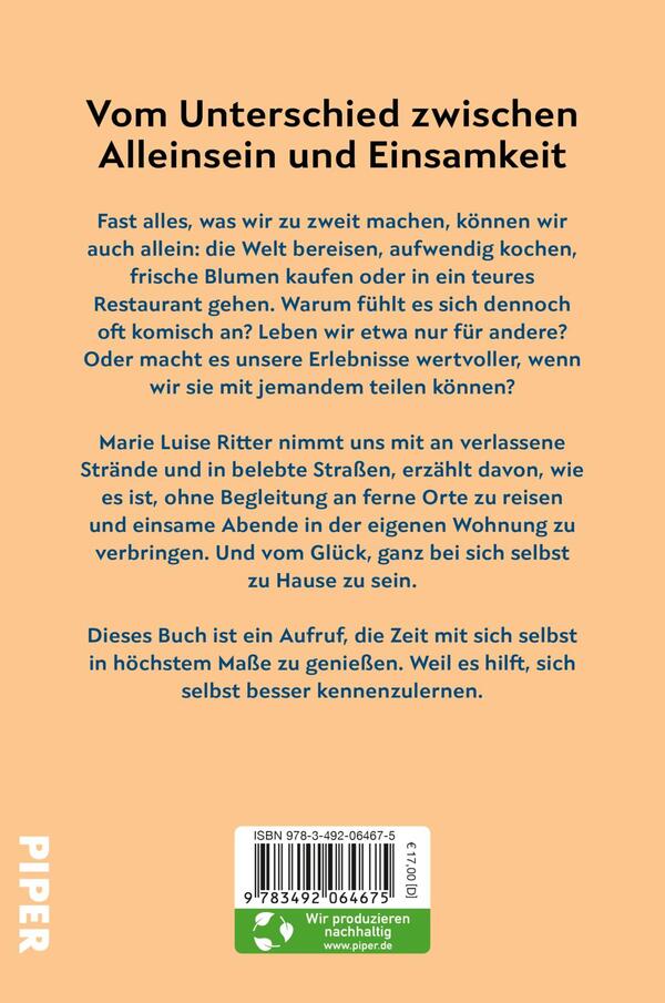 Rückansicht des Buches „Vom Glück, allein zu sein“