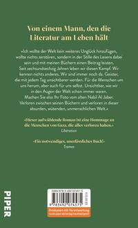 Rückansicht des Buches „Der Buchhändler von Gaza“
