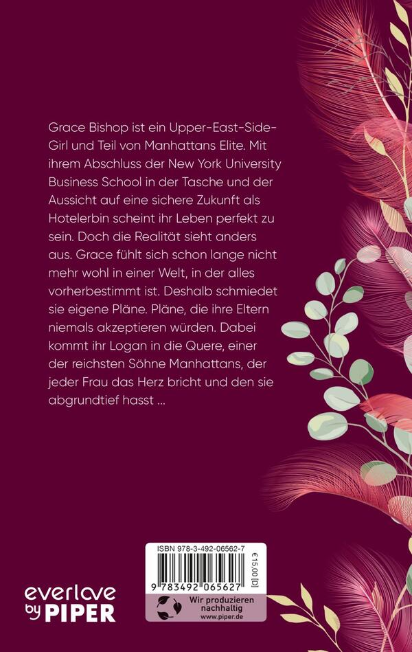 Rückansicht des Buches „Forbidden Lies“ 