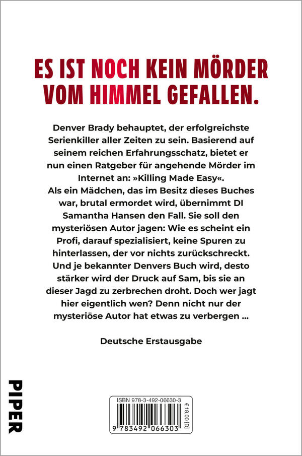 Rückansicht des Buches „Killing made easy“