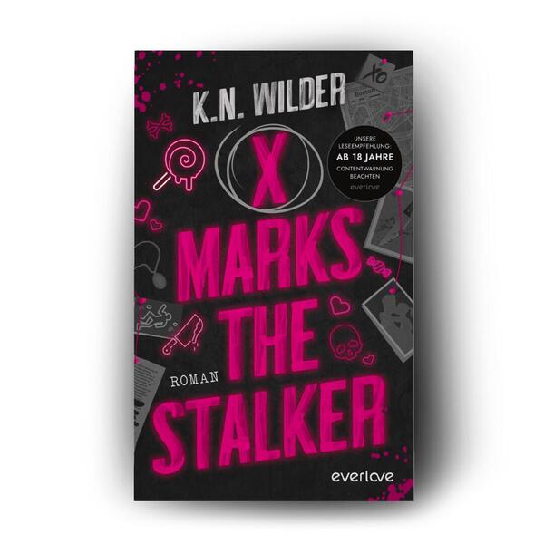 Außenansicht des Buches „X marks the Stalker“