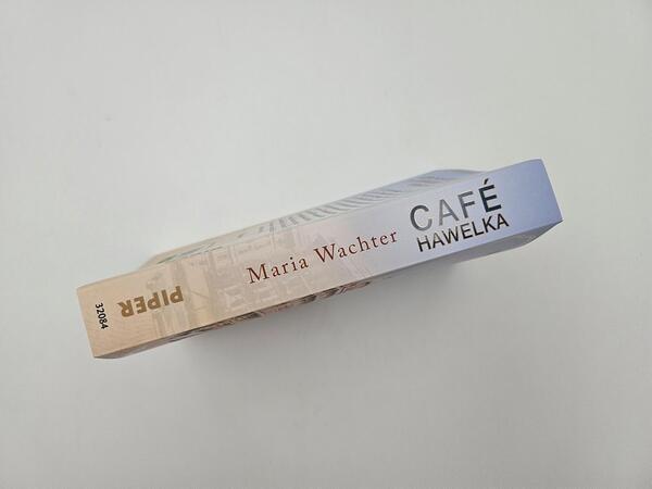 Außenansicht des Buches „Café Hawelka“