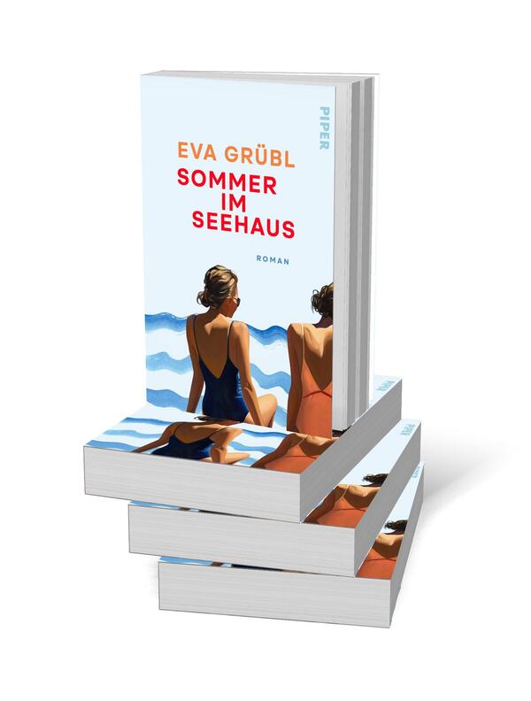 Bücherstapel des Buches „Sommer im Seehaus“