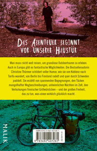 Rückansicht des Buches „Wandern. Radeln. Paddeln.“