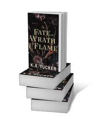 Bücherstapel des Buches „A Fate of Wrath & Flame“