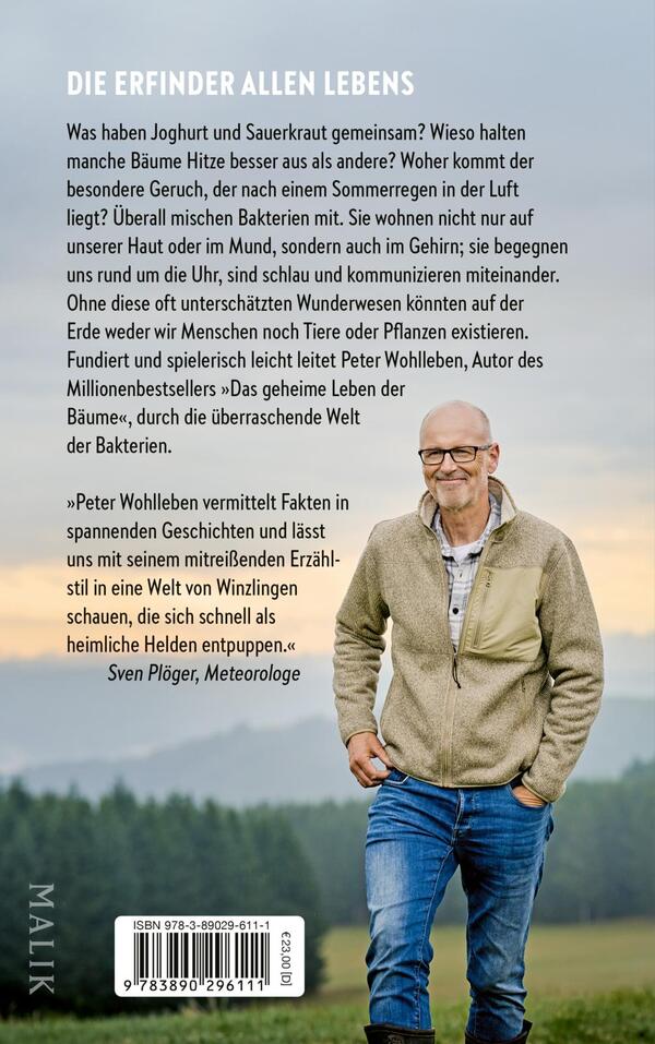 Rückansicht des Buches „Bakterien – die heimlichen Helden“