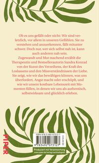 Rückansicht des Buches „Fühlen, was ist“ 