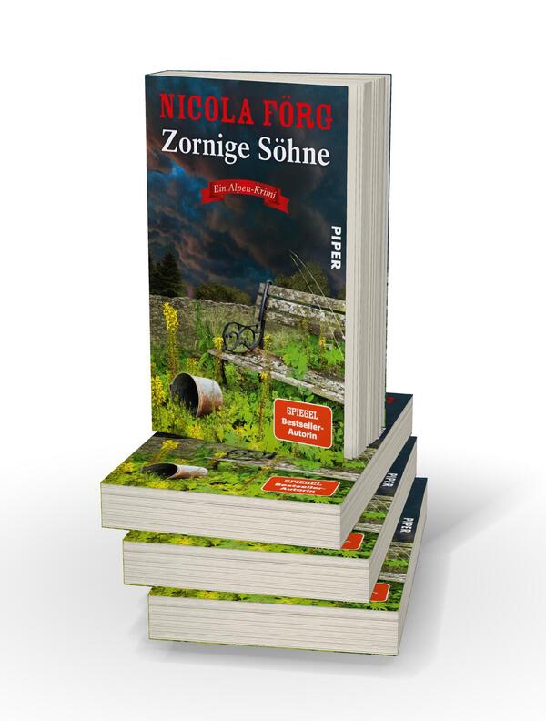 Bücherstapel des Buches „Zornige Söhne“