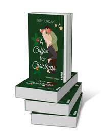 Bücherstapel des Buches „A Coffee for Christmas“