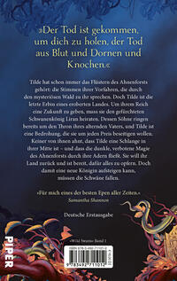 Rückansicht des Buches „A Snake among Swans“