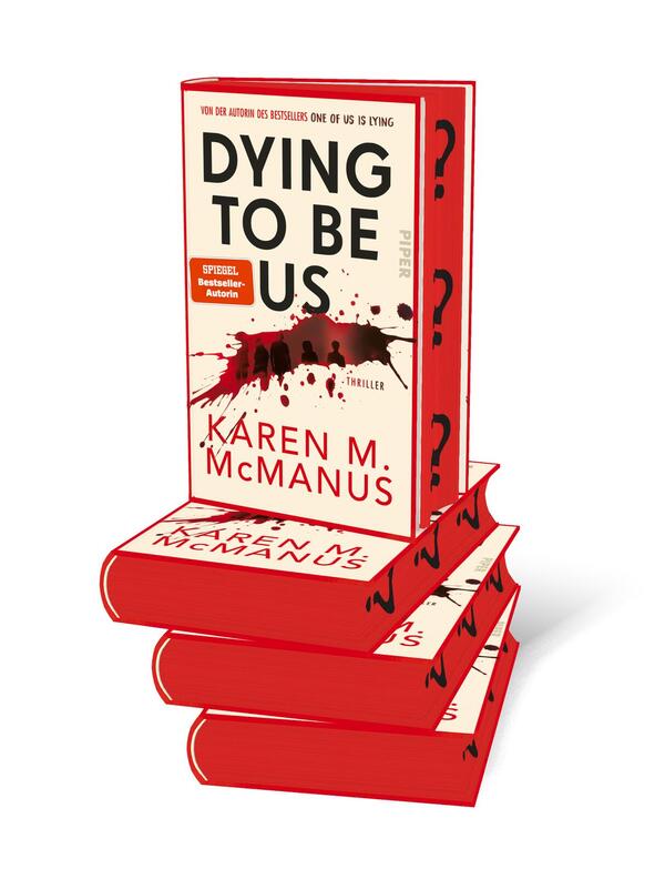 Bücherstapel des Buches „Dying to be us – Die Wahrheit ist nicht tot. Nur begraben.“