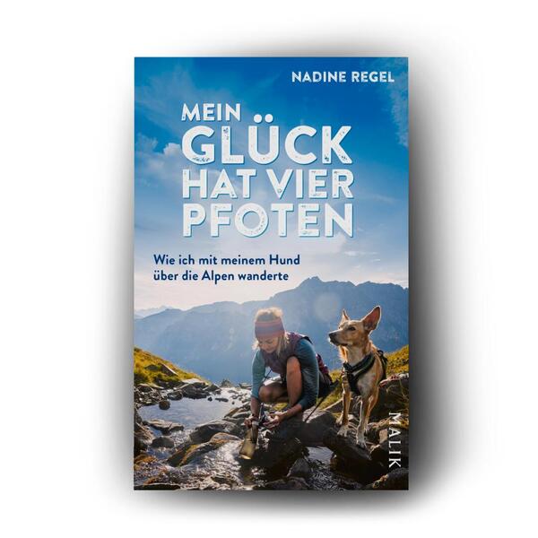 Außenansicht des Buches „Mein Glück hat vier Pfoten“