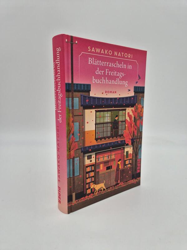 Außenansicht des Buches „Blätterrascheln in der Freitagsbuchhandlung“
