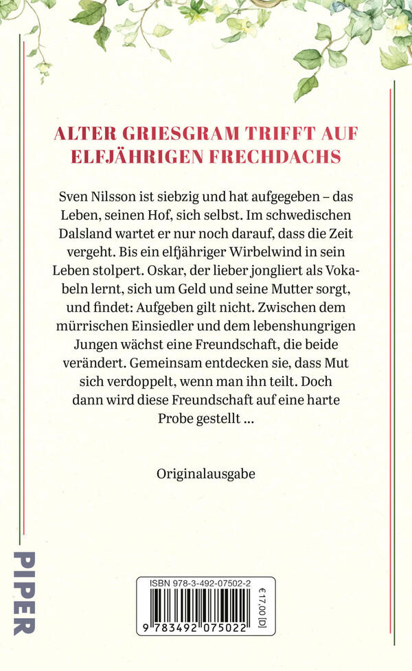 Rückansicht des Buches „Mit dem Dachs fing alles an“