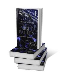 Bücherstapel des Buches „Nightfallen – Academy of Death“