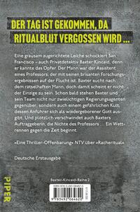 Rückansicht des Buches „Ritualblut“