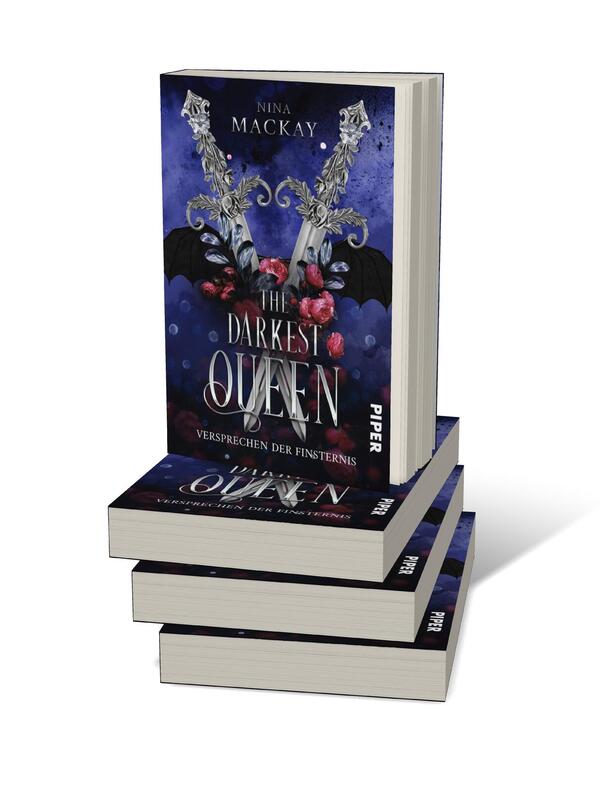Bücherstapel des Buches „The Darkest Queen“